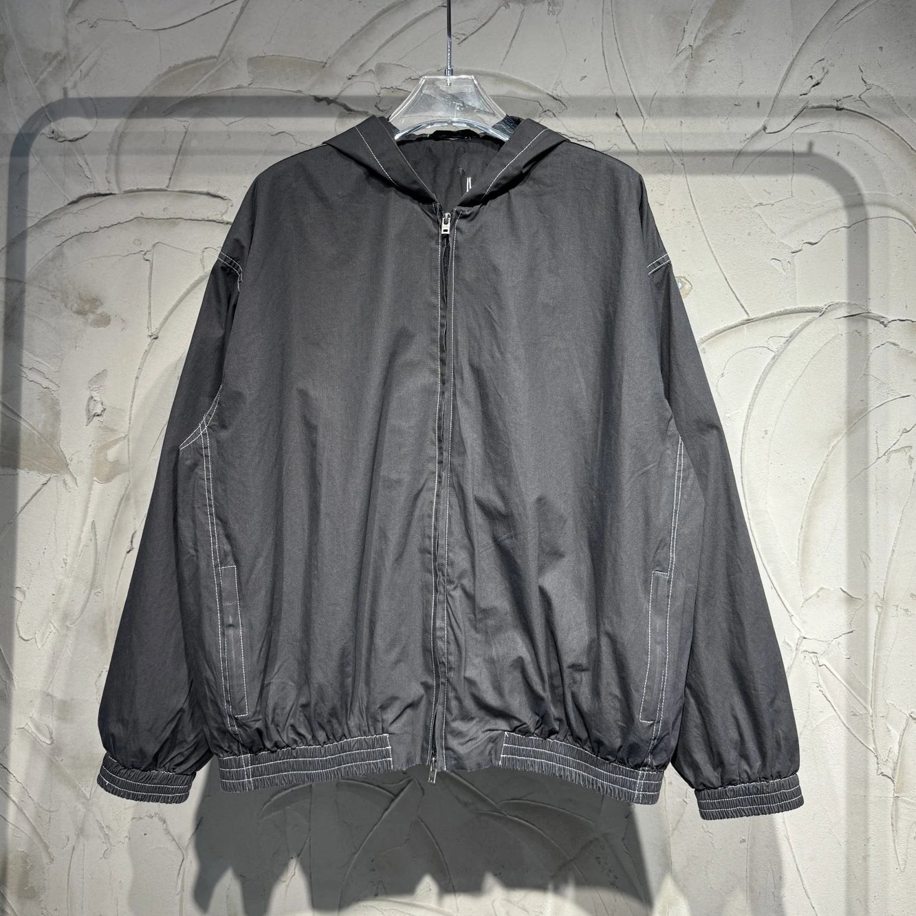 Vintage Stitch Hooded Outerwear