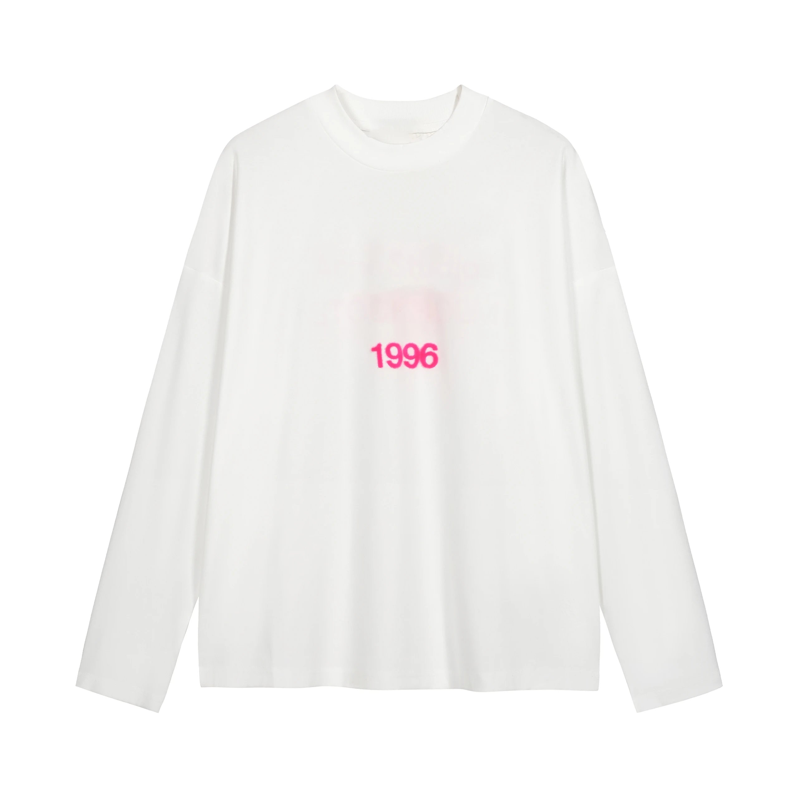 Numeric Letter Flocked Logo Long-Sleeve Tee photo 2