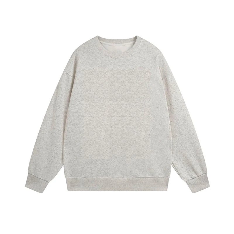 Crown Letter Printed Round Neck Hoodie