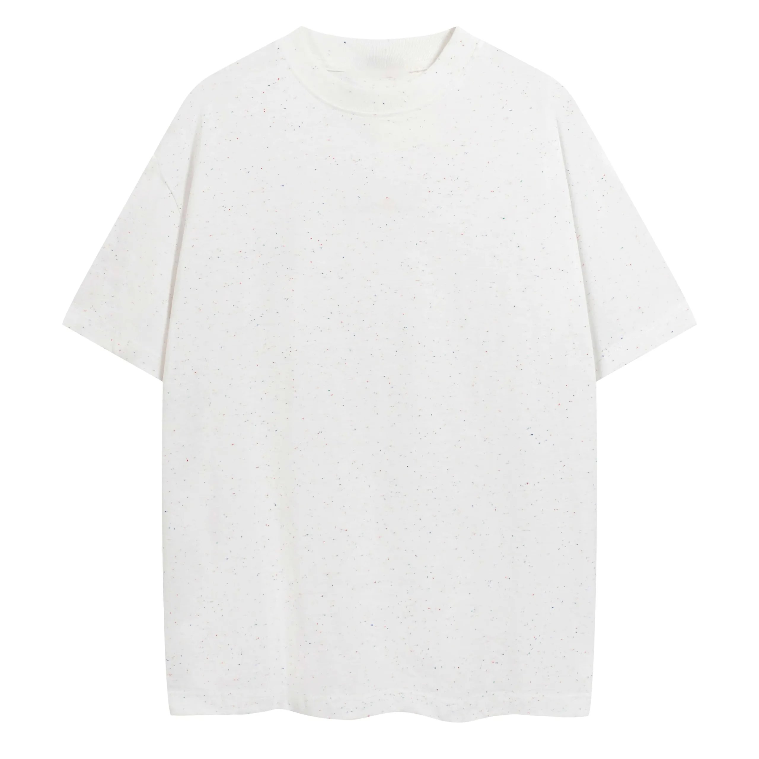 Colorful Yarn Small Logo Letter Short Sleeve T-Shirt photo 2