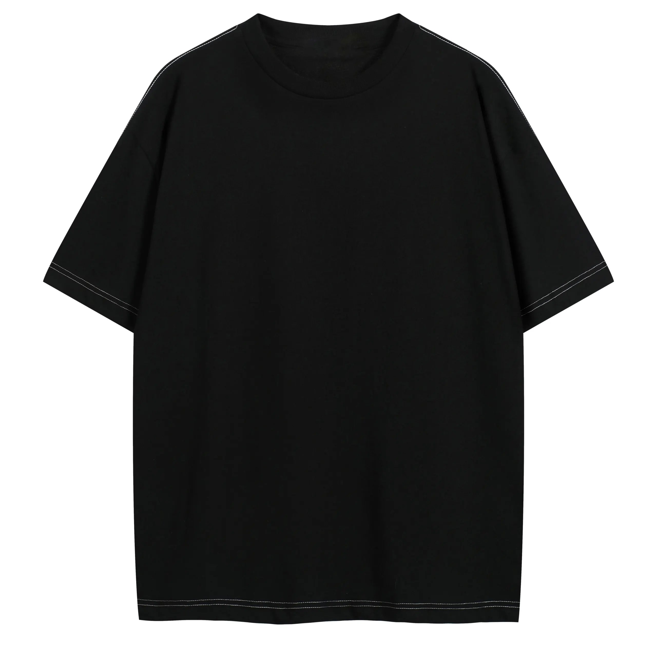 Embroidered Logo Letter T-Shirt photo 3