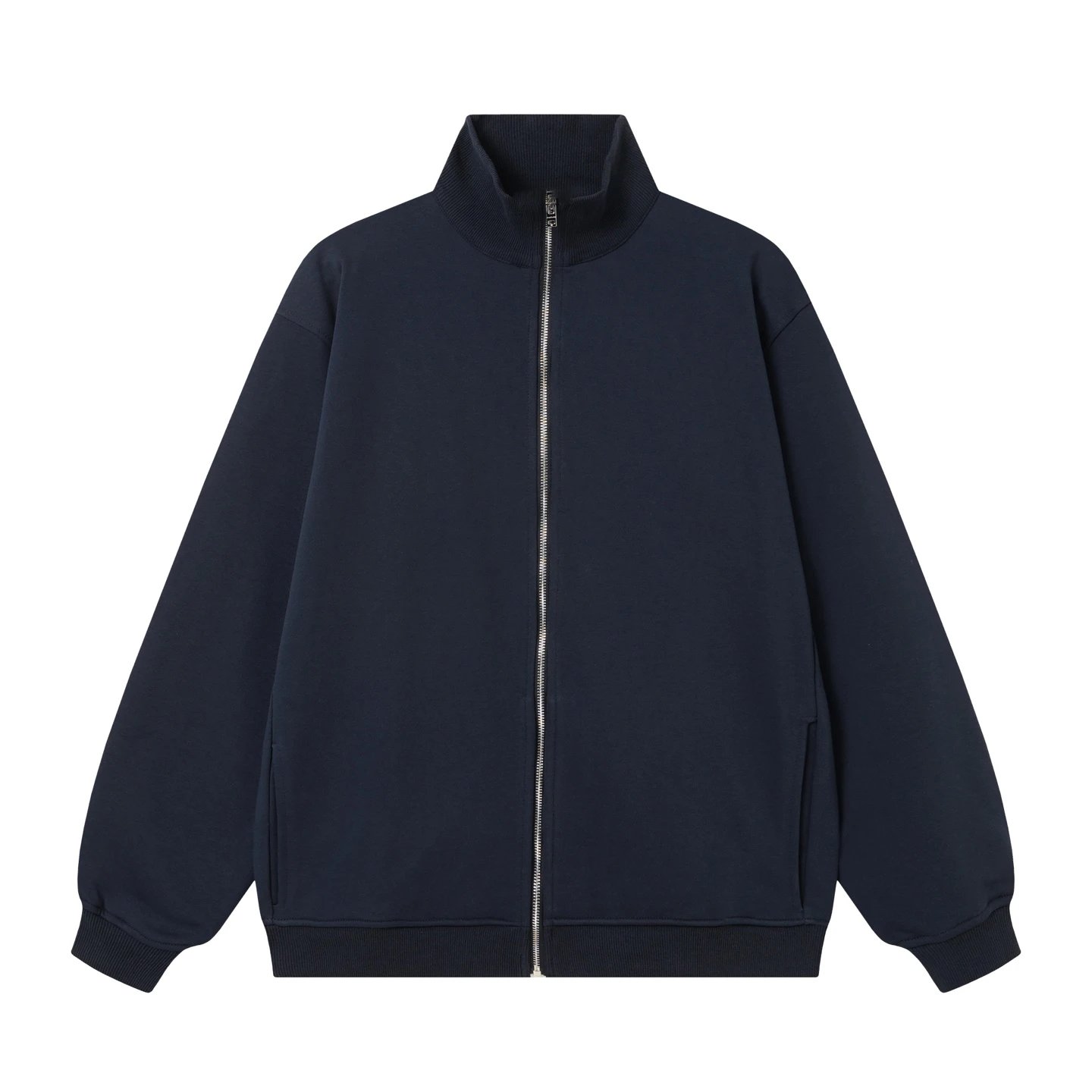 Embroidered Badge Zip Jacket