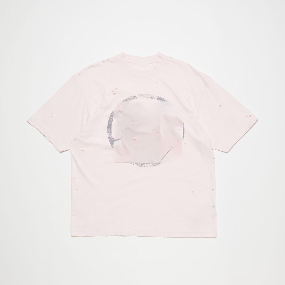Broken Button Logo Letter Printed Short Sleeve Shirt