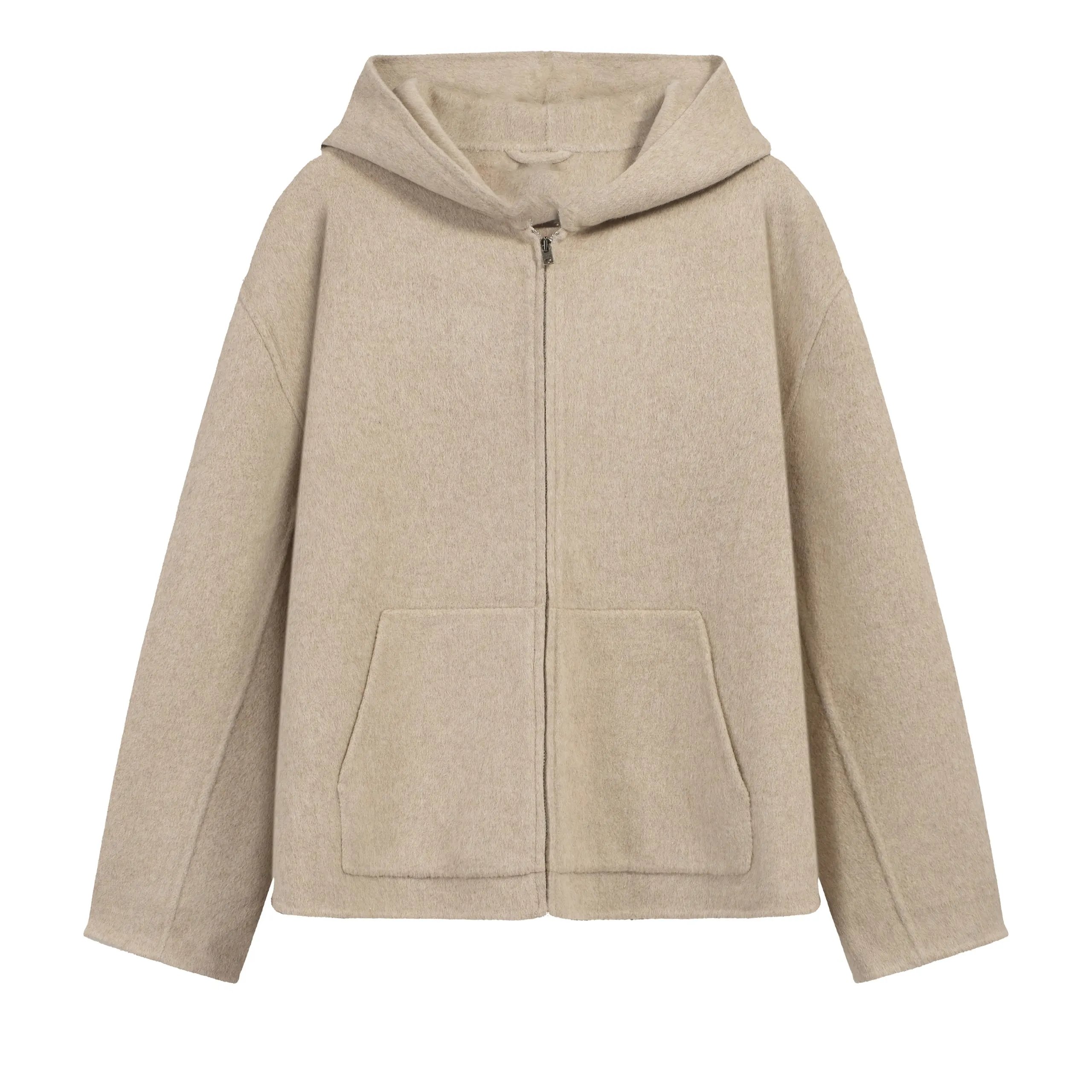 AC Double-Sided Merino Wool Hooded Jacket photo 2
