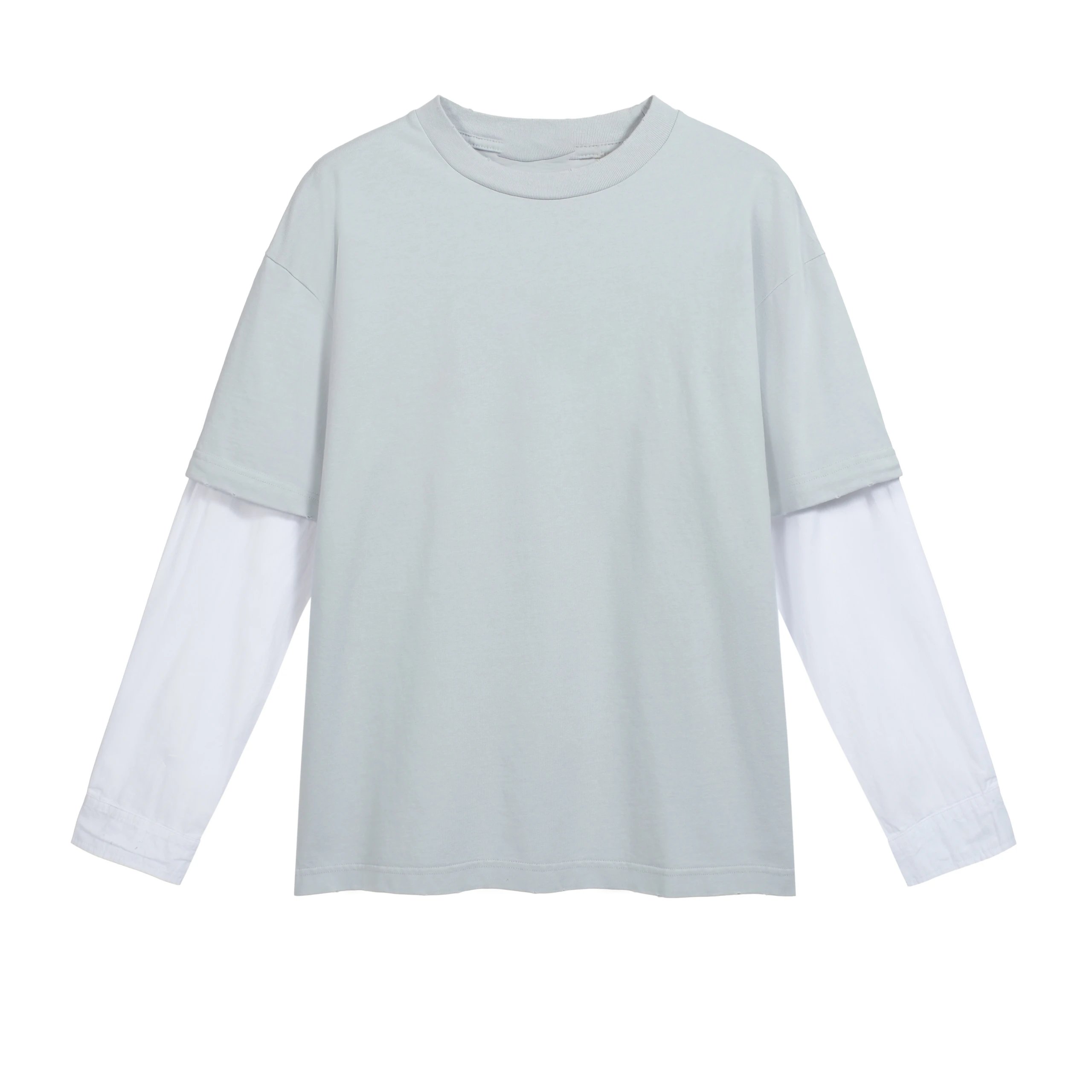 Wear and Tear Letter Printed Long Sleeve T-Shirt