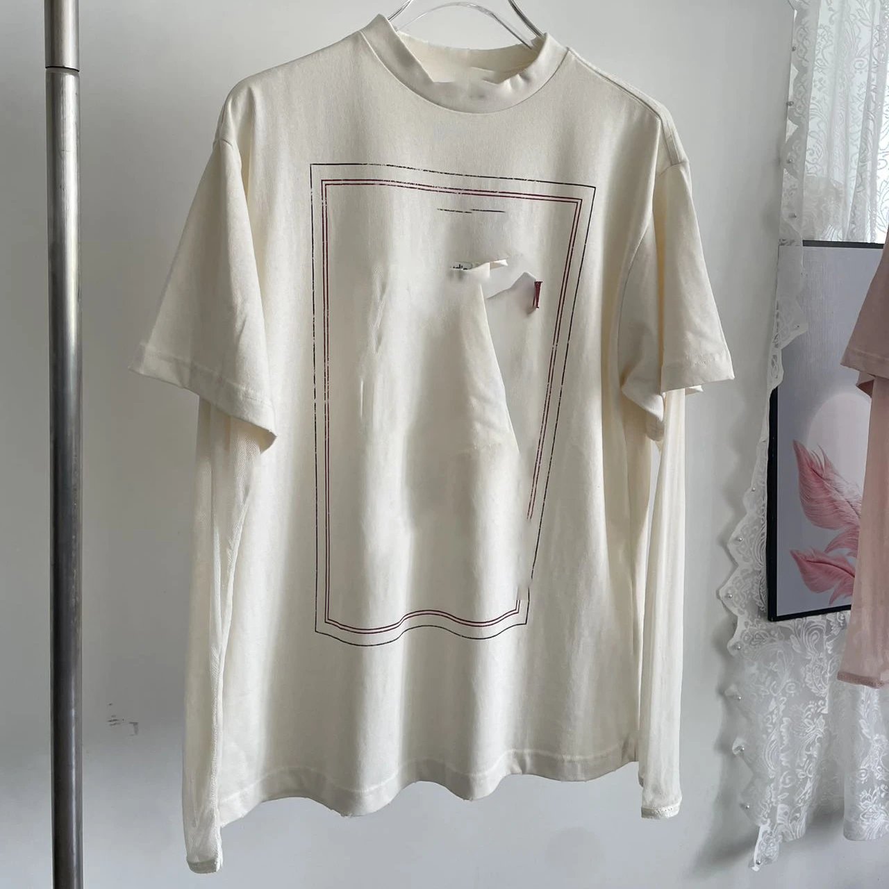 Fake Two-Piece Long Sleeve T-Shirt