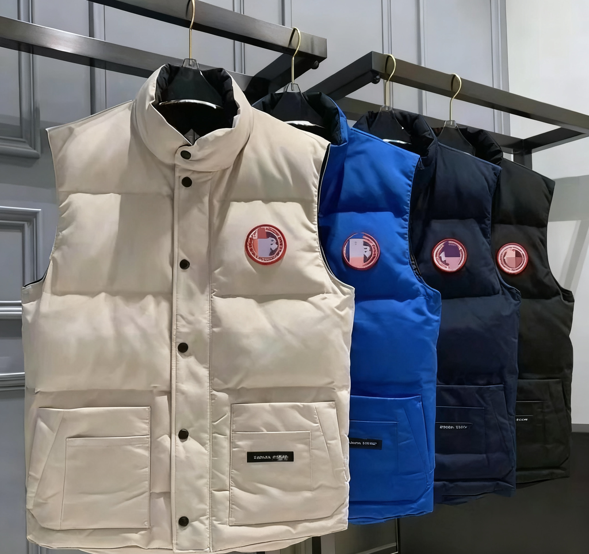 Canada Goose Beige Puffer Vest