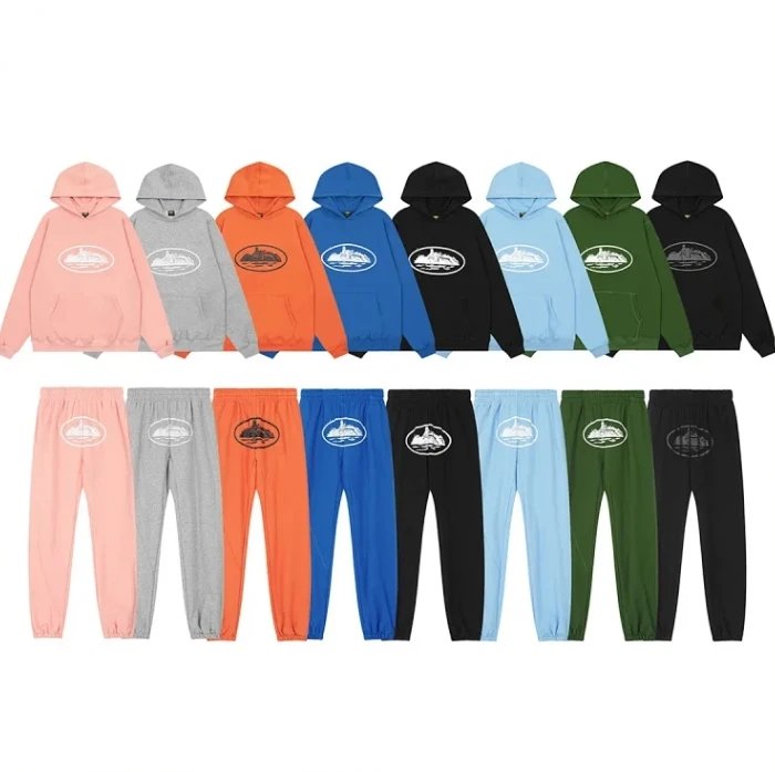 Unisex Hoodie and Sweatpants Set in Multiple Colors