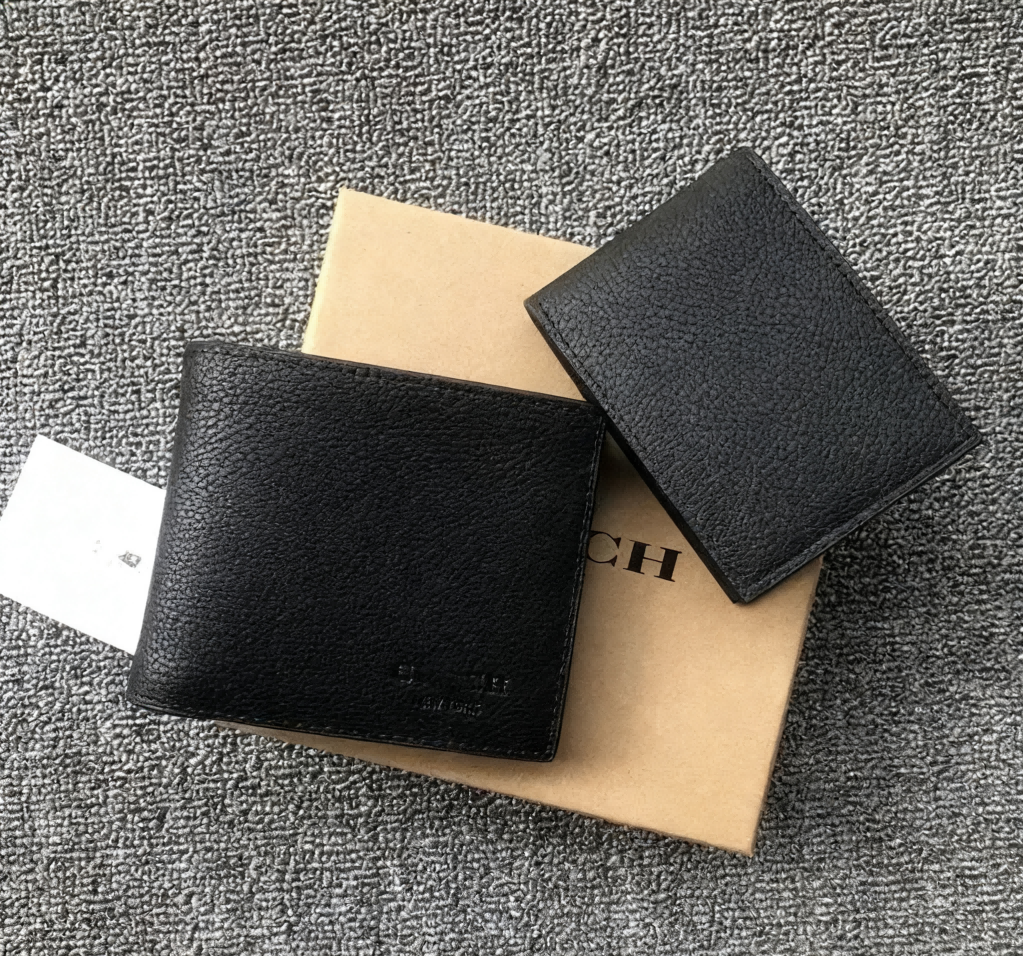 Coach Black Leather Wallet