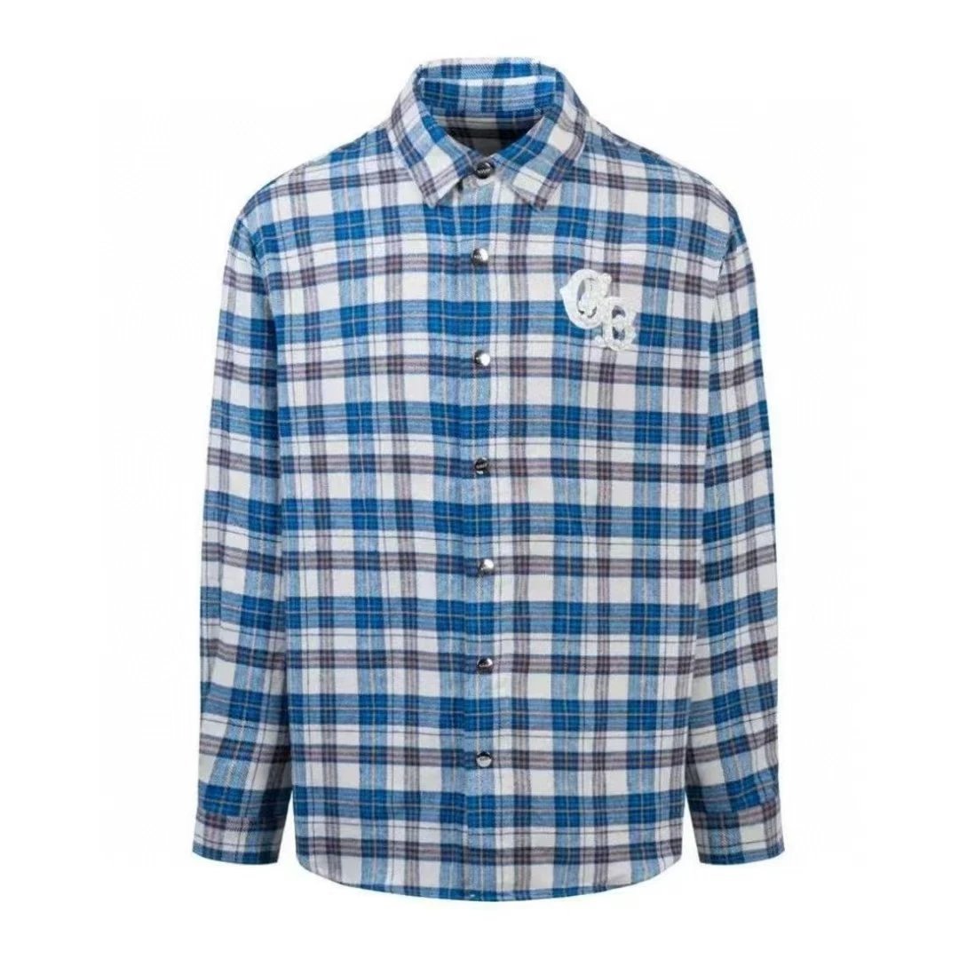 OG Blue Plaid Long Sleeve Shirt