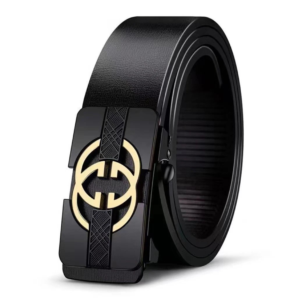 Gucci Interlocking G Buckle Leather Belt Black - 2