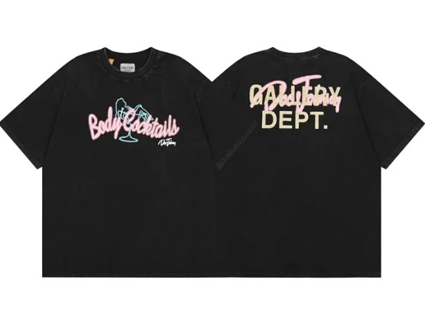 Gallery Dept. Black Oversized T-Shirt