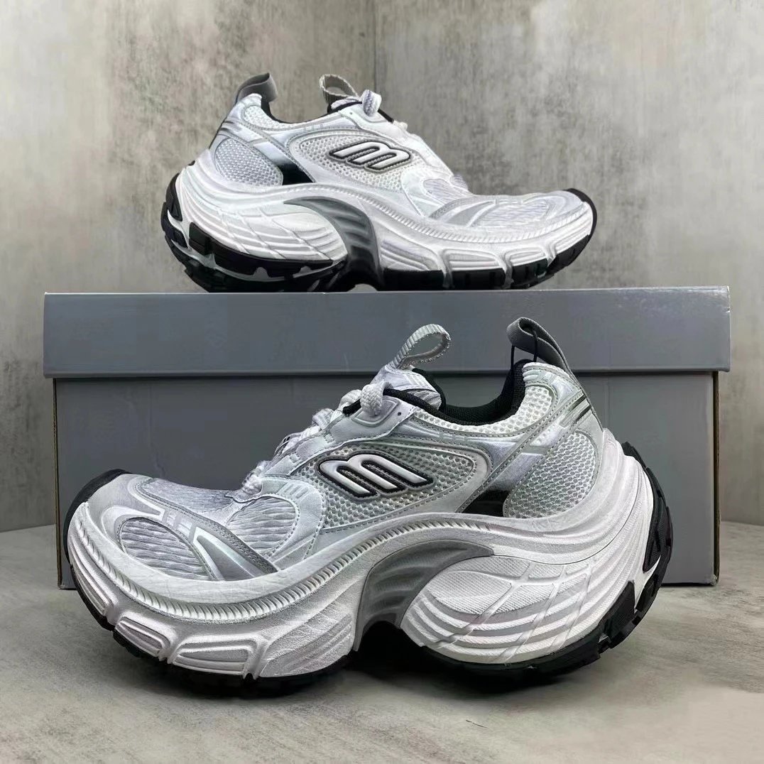 Balenciaga White Chunky Sneakers