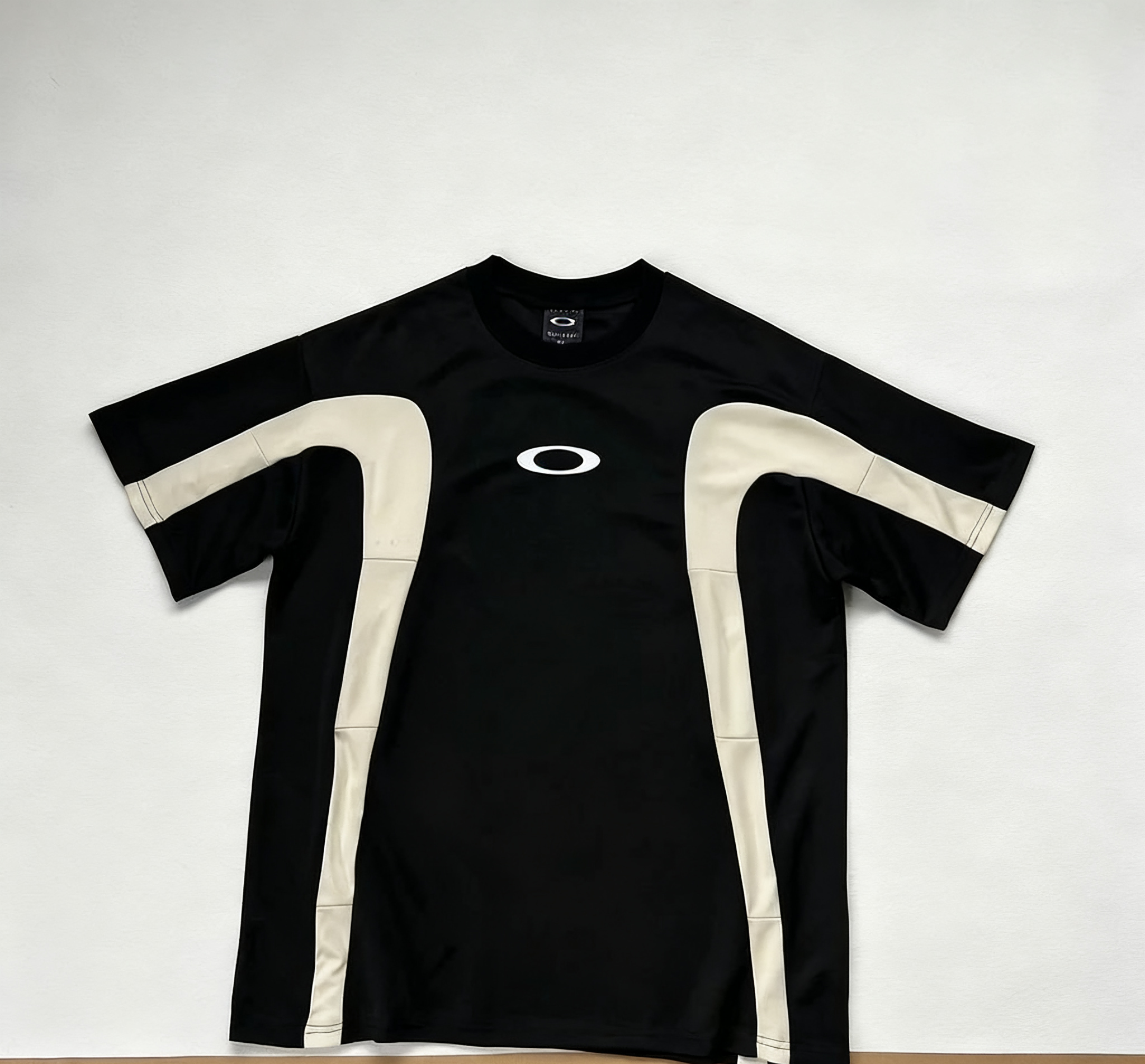 Oakley Black and Beige Panel T-Shirt