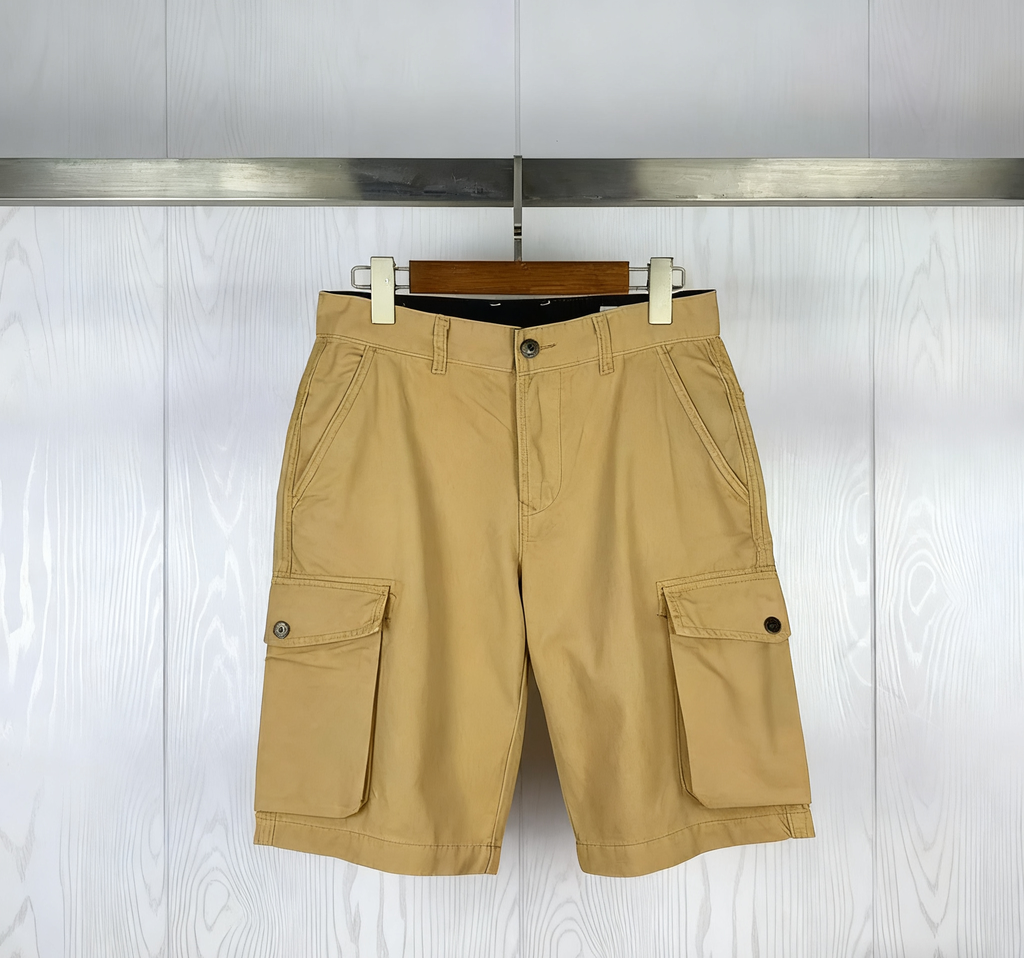 Khaki Cargo Shorts