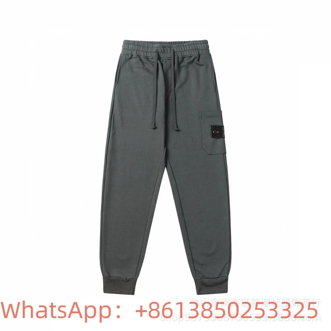 Dark gray trousers