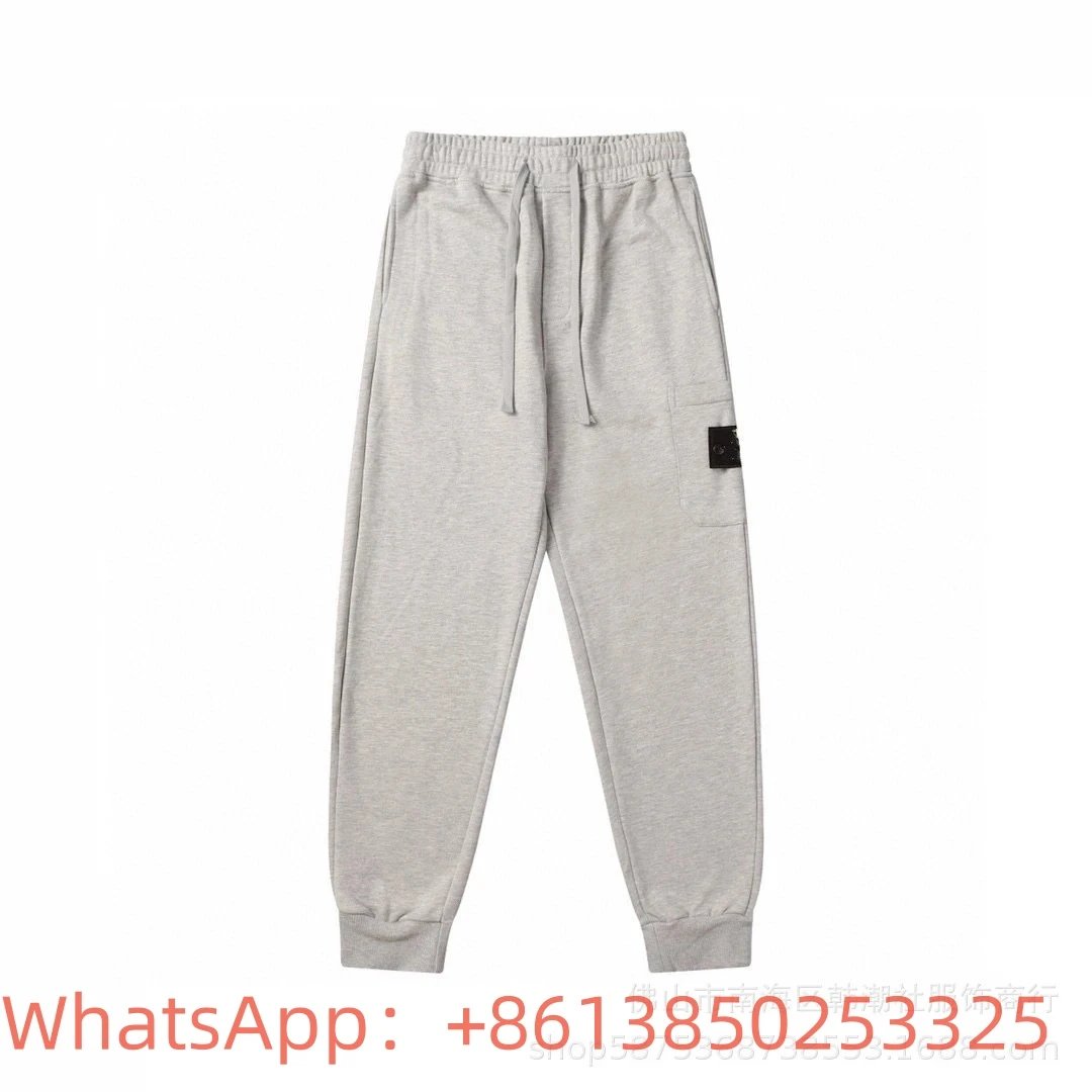 Flower grey pants