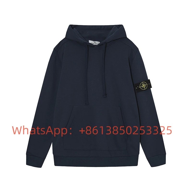 Hoodie in navy blue