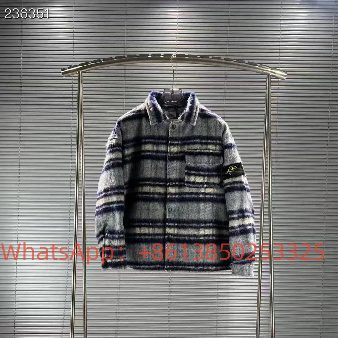 Woolen coat in blue