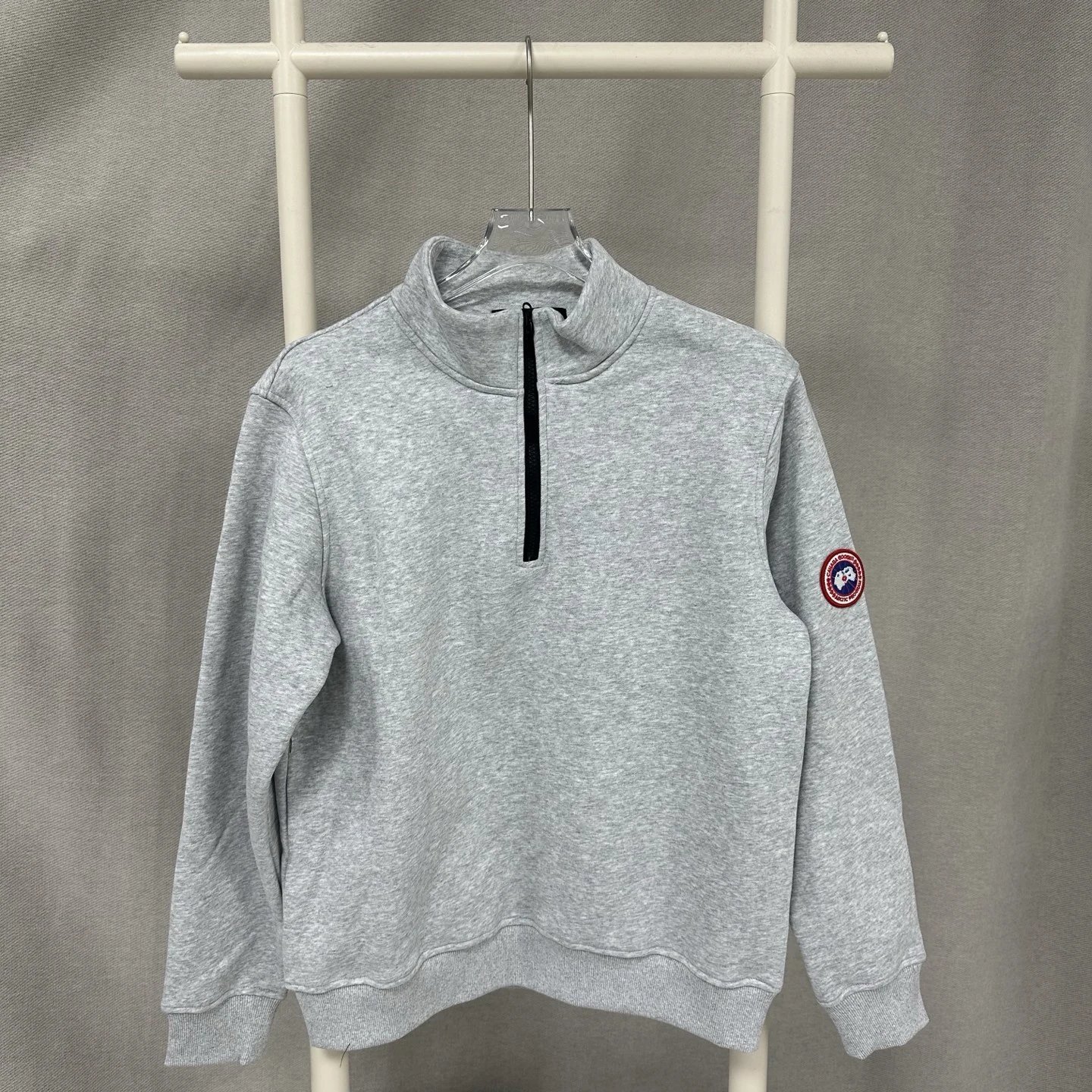 AM Factory (Previous Version) Half-Zip Stand Collar Fleece Hoodie