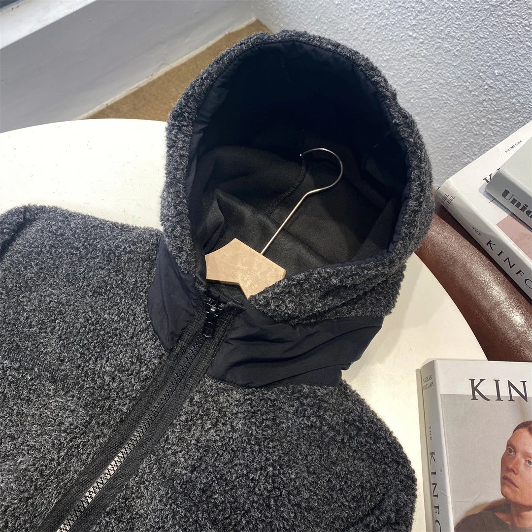 Canada Goose Sherpa Fleece Hooded Jacket Black Outerwear - 6