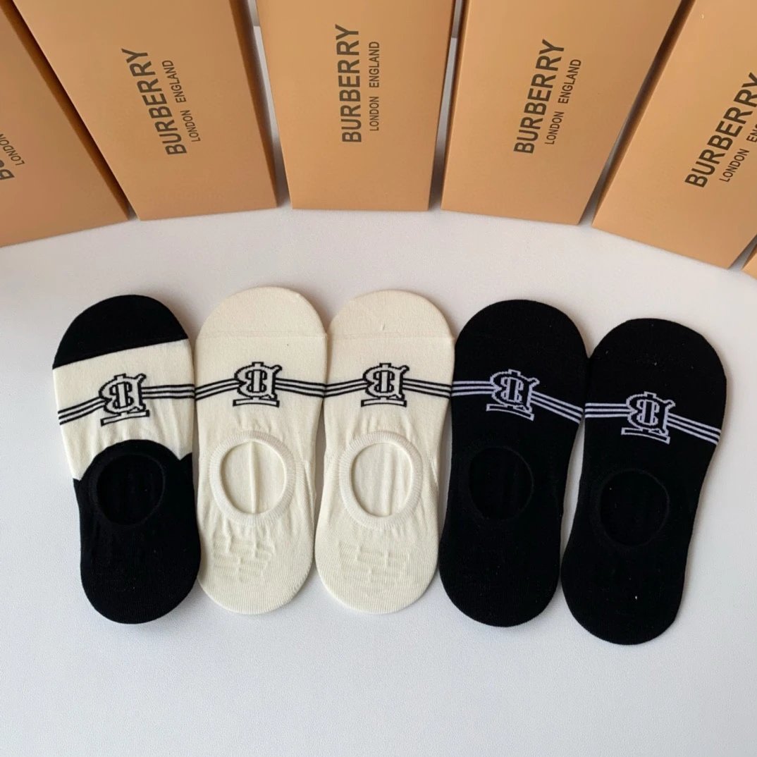 BURBERBY Socks 8 colorways [Premium Quality]