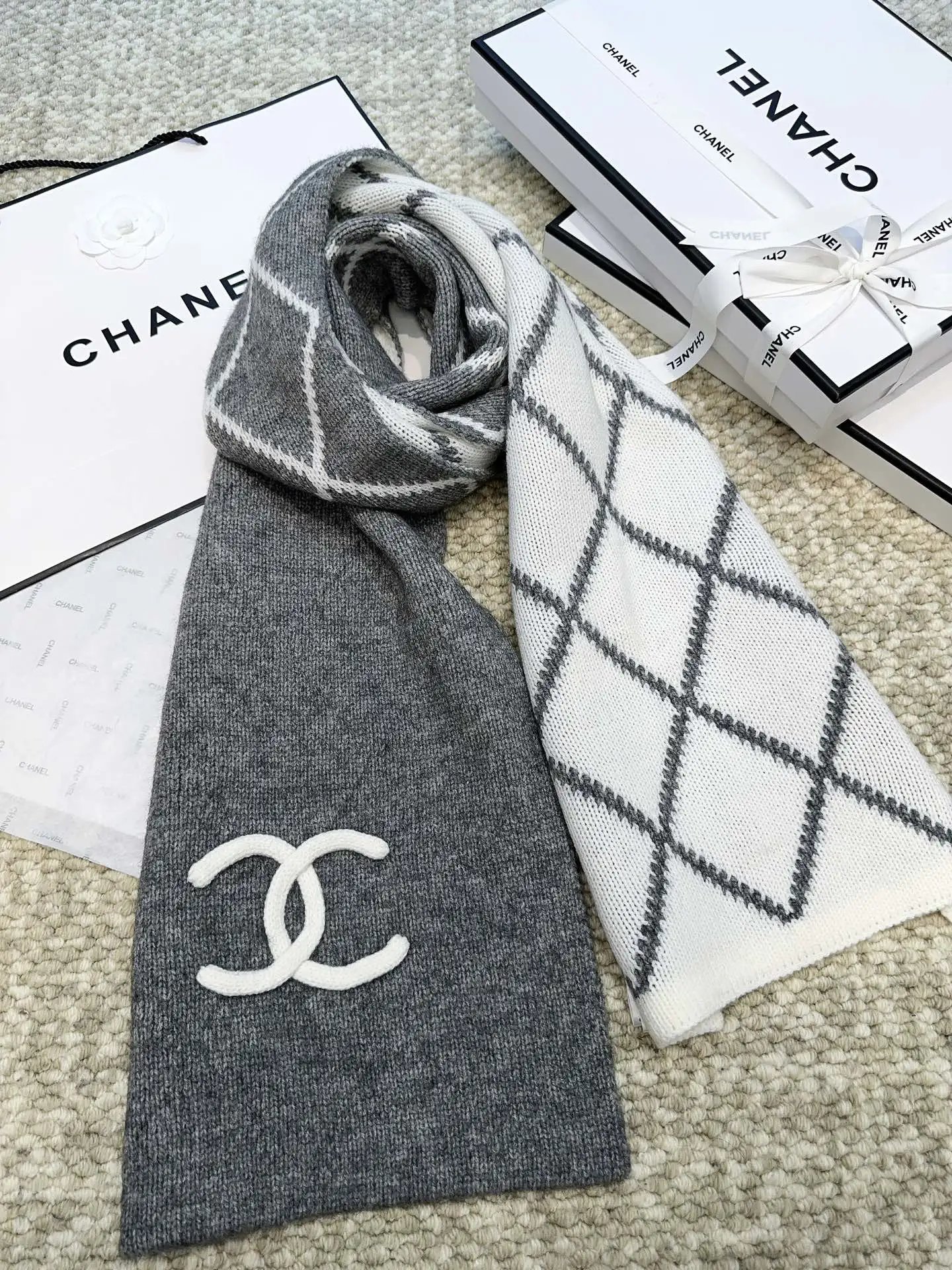Chanel scarf 3 colorways [Premium Quality]