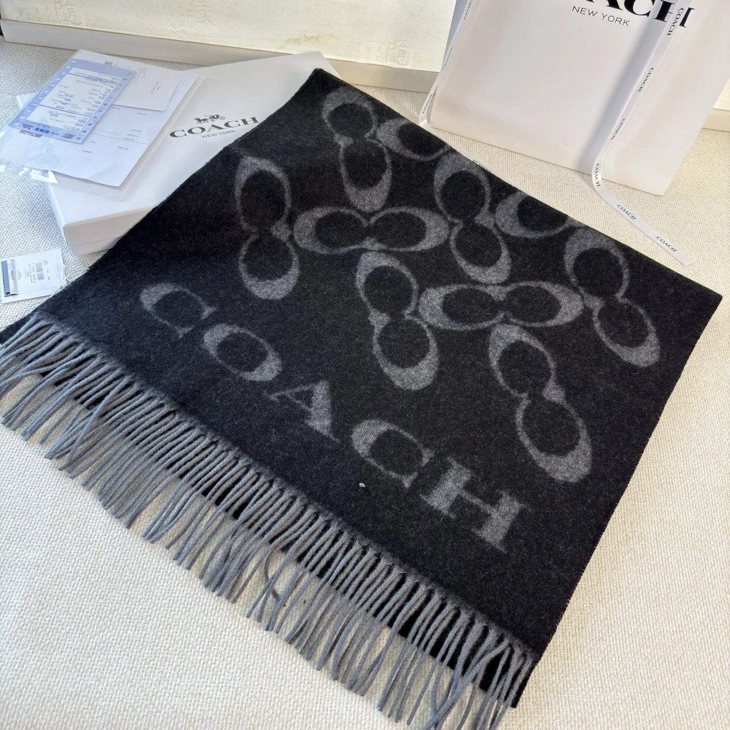 Coach scarf 4 colorways [Premium Quality]