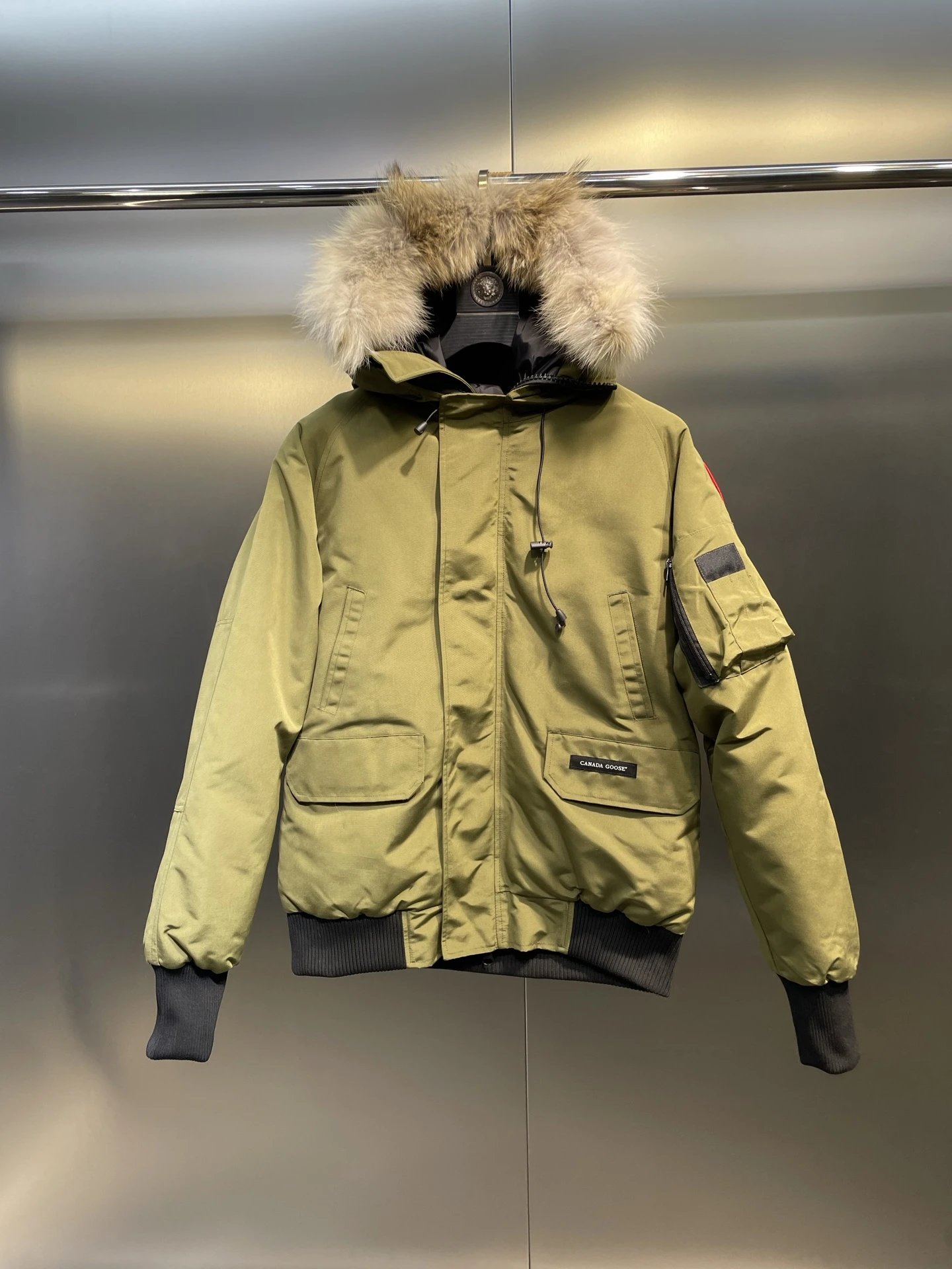Canada Goose Expedition Parka Graphite Gray Down Jacket - 7