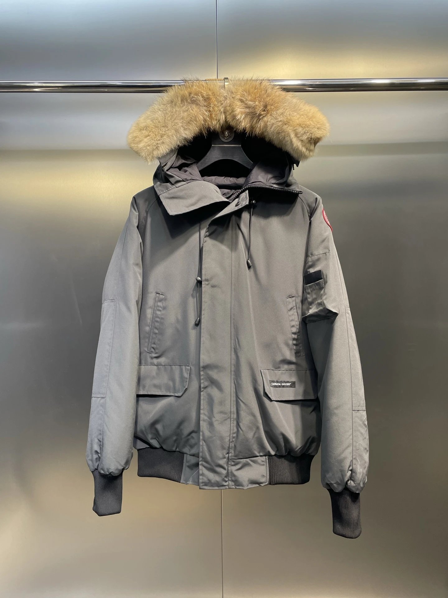 Canada Goose Expedition Parka Graphite Gray Down Jacket - 5