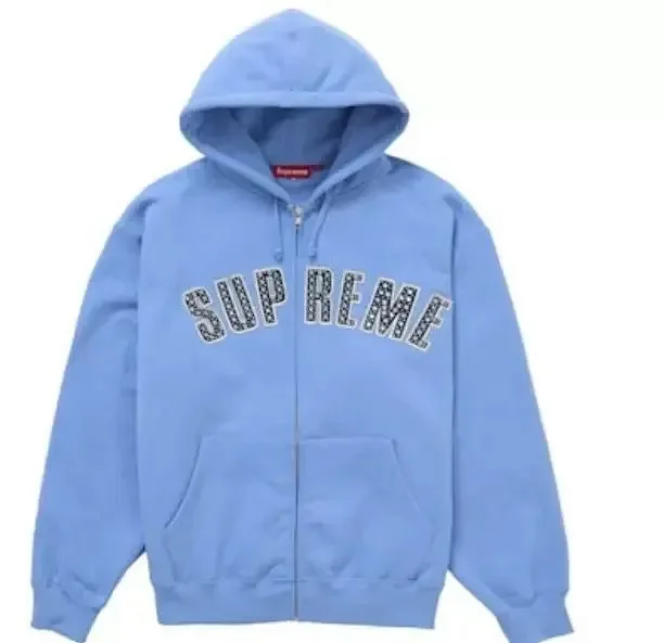 Supreme Hoodies & Sweatshirts Zip-Up Hooded Sweatshirt with Arched Logo product detail image 4