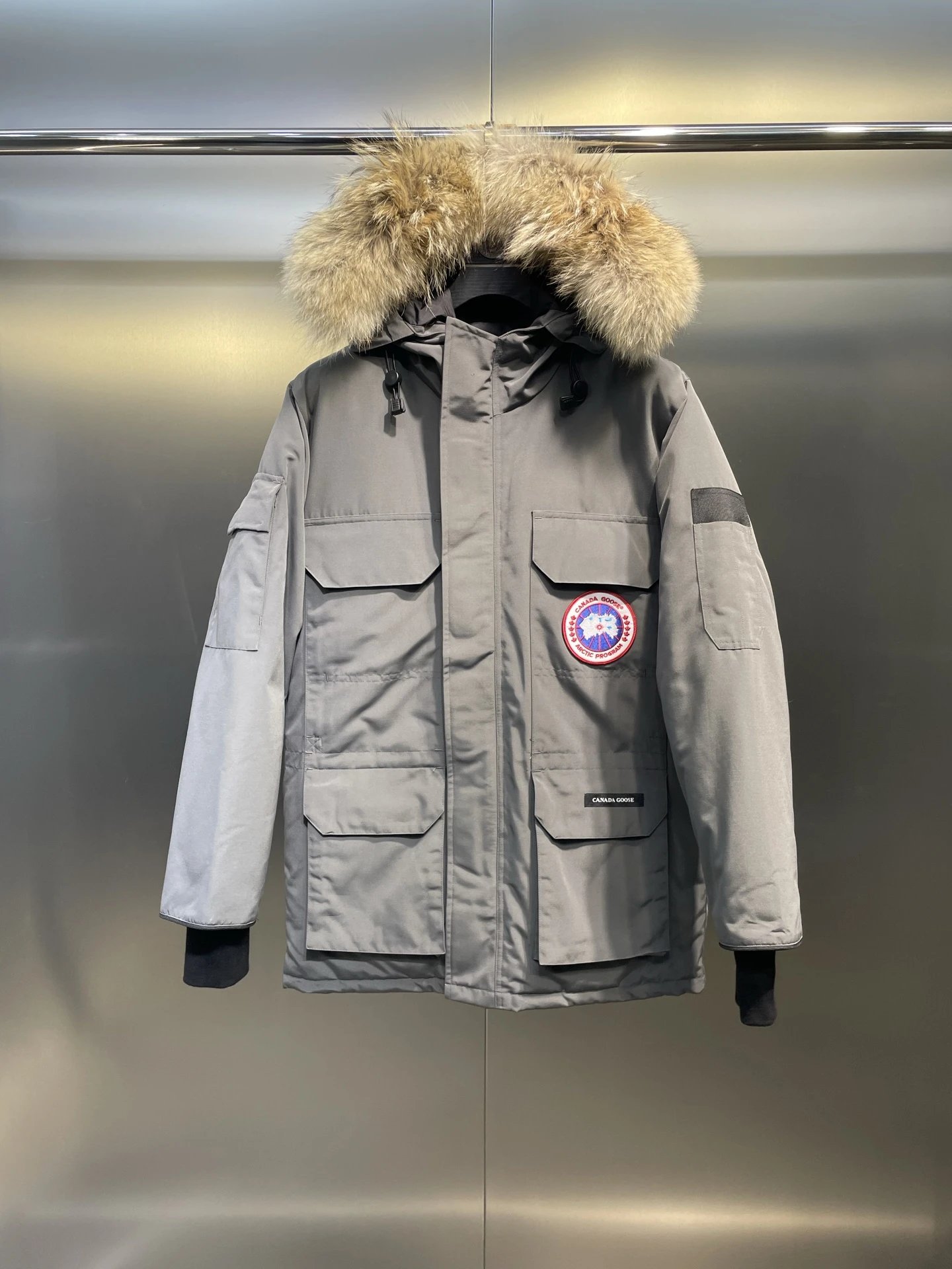 Canada Goose Expedition Parka Royal Blue Down Jacket - 5