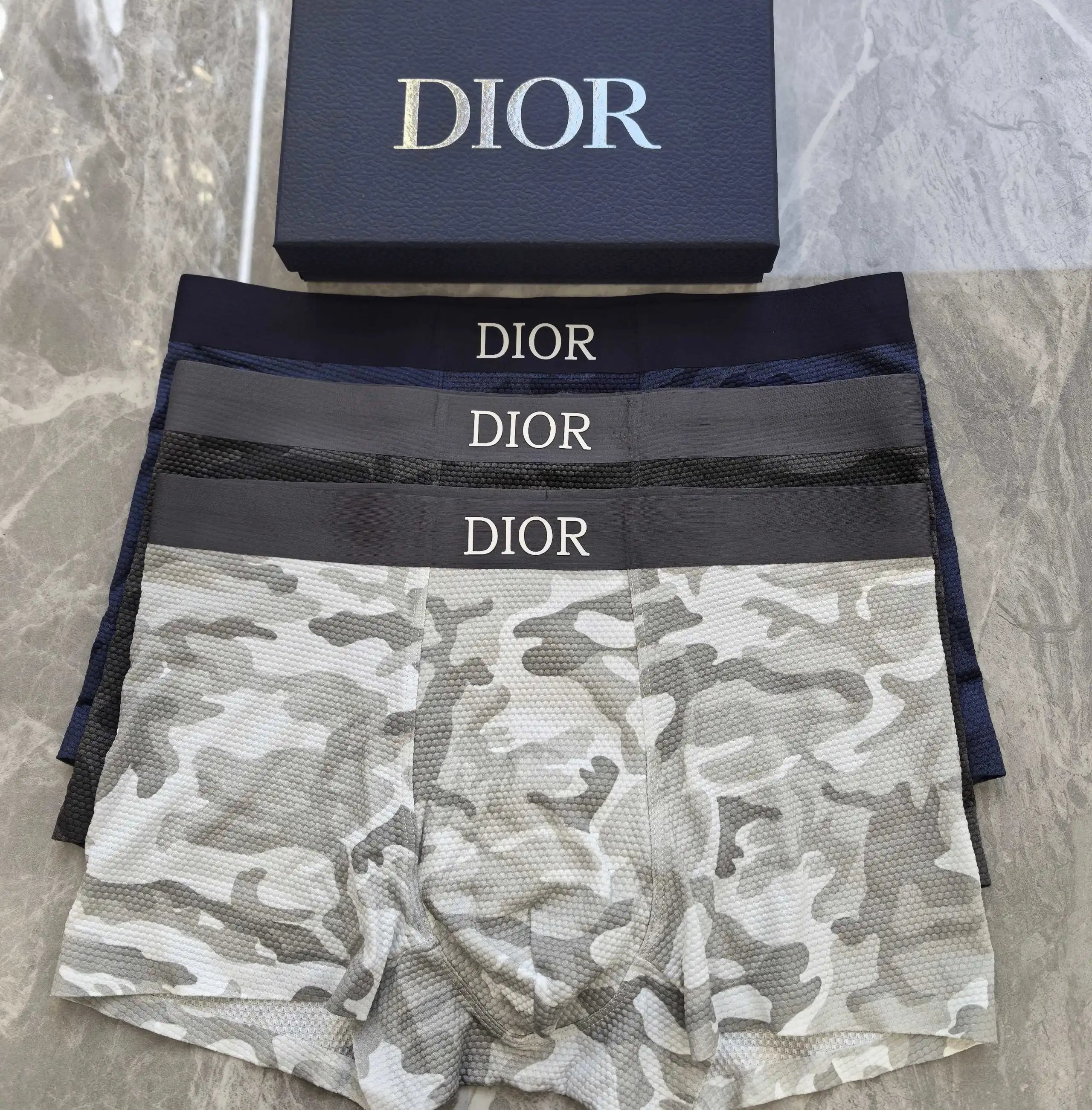 Dior Printed Boxer Briefs Multicolor Underwear - 4