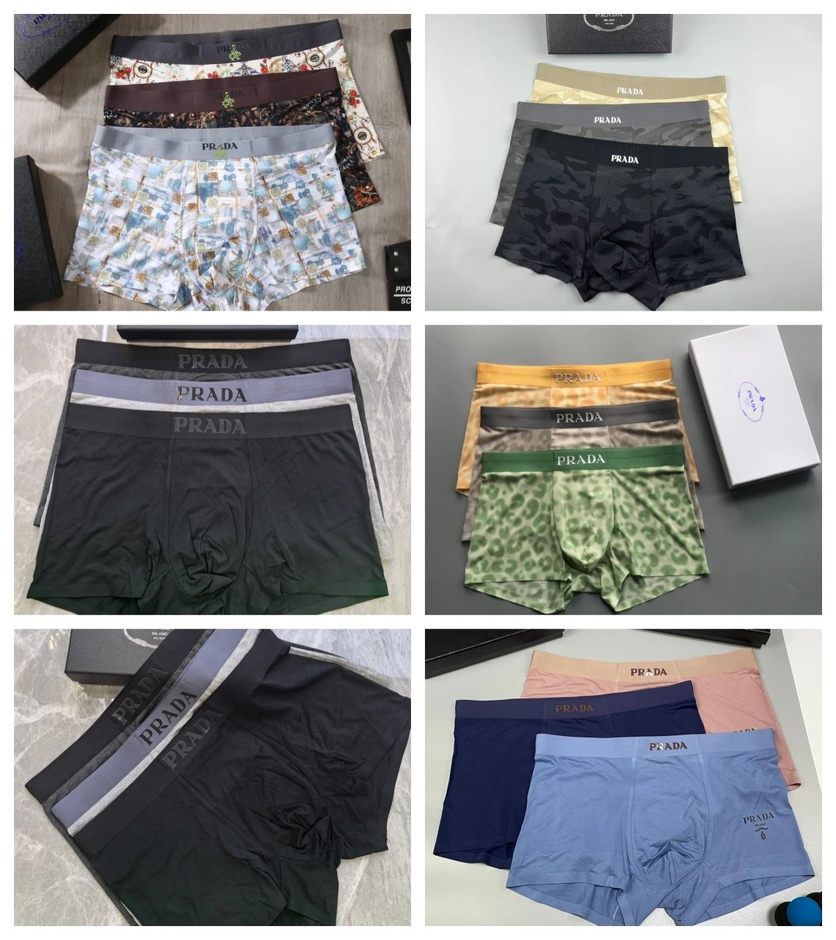 PRADA Underwear | 8 colorways