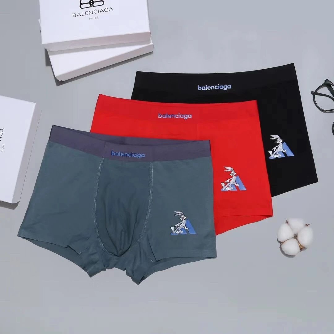 Balenciaga Underwear Boxer Briefs Multi-Color