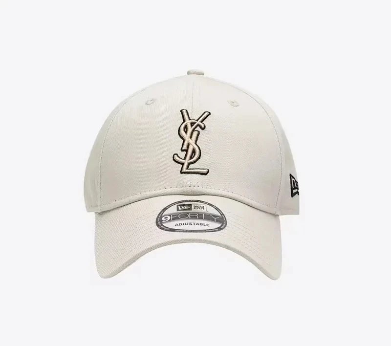 Saint Laurent Hats YSL Monogram Adjustable Baseball Cap image 1