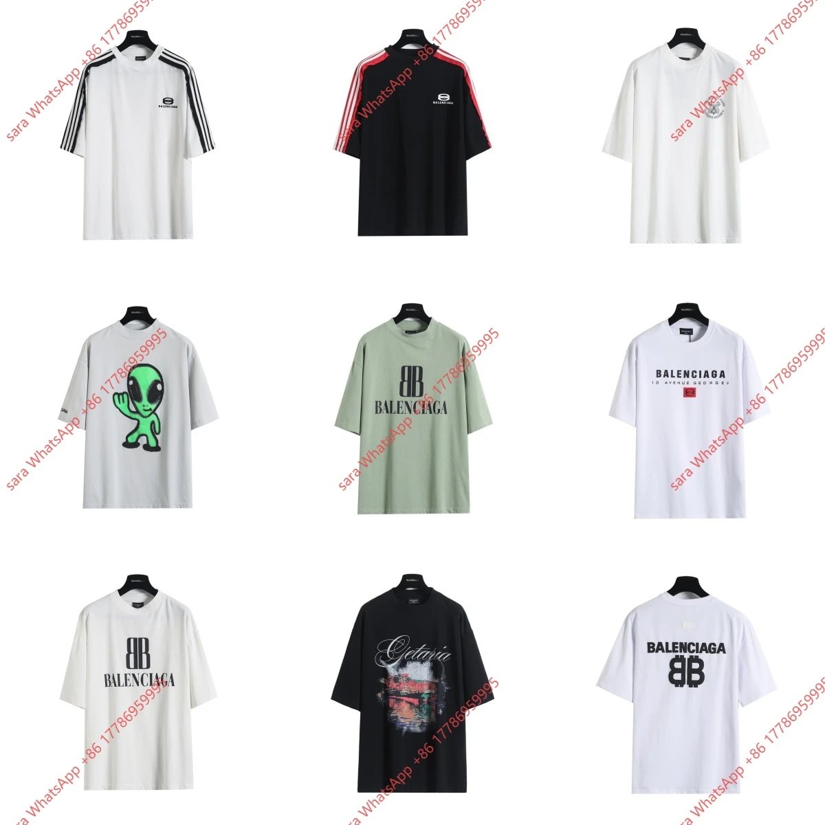 Balenciaga Logo White Casual T
