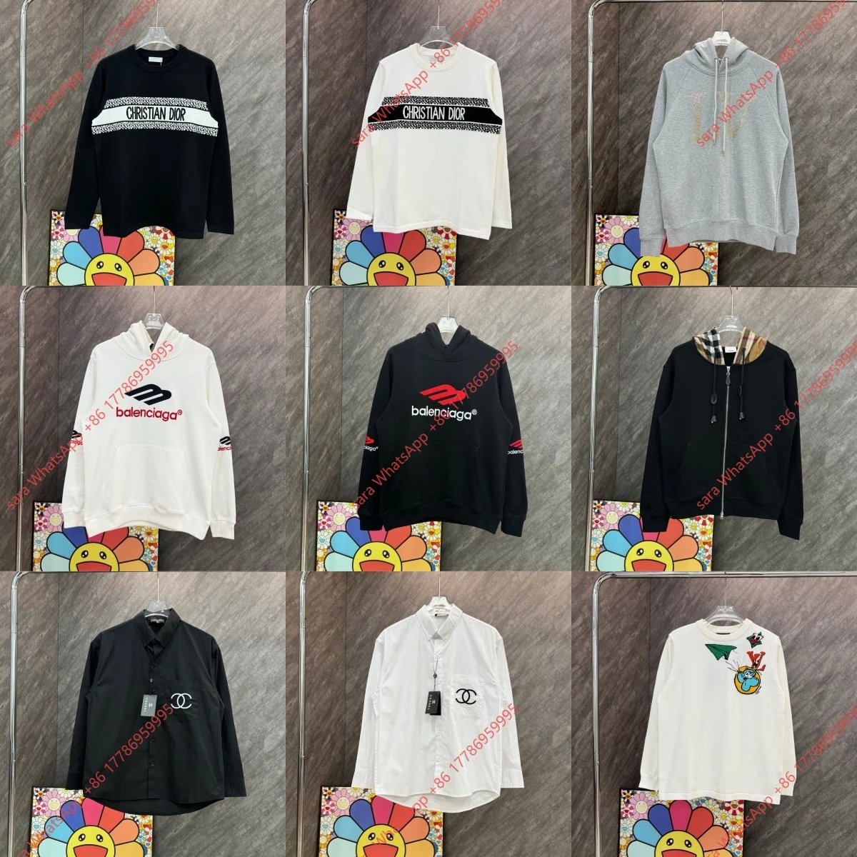 Balenciaga Hoodie Black Casual