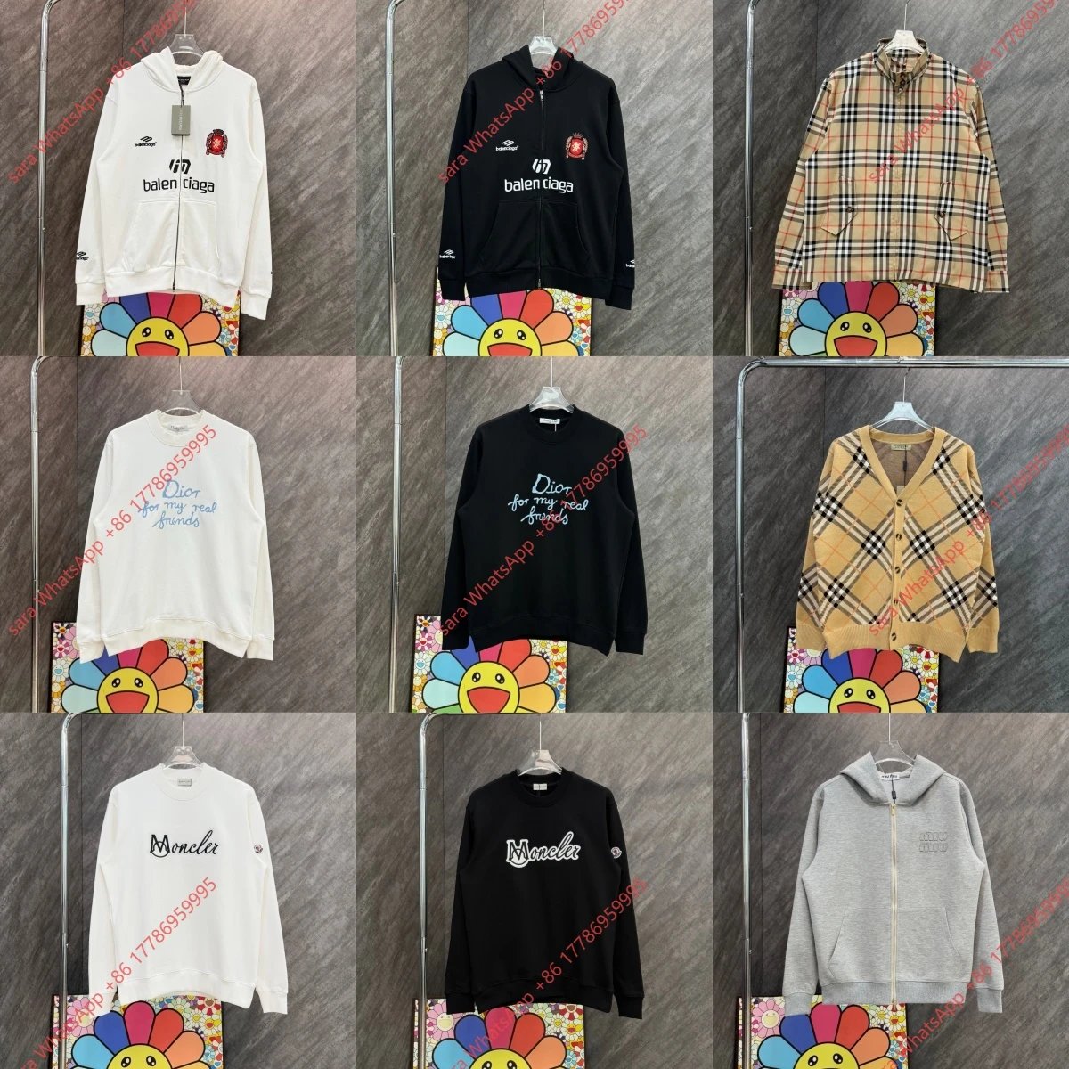 Balenciaga Hoodie Black Casual