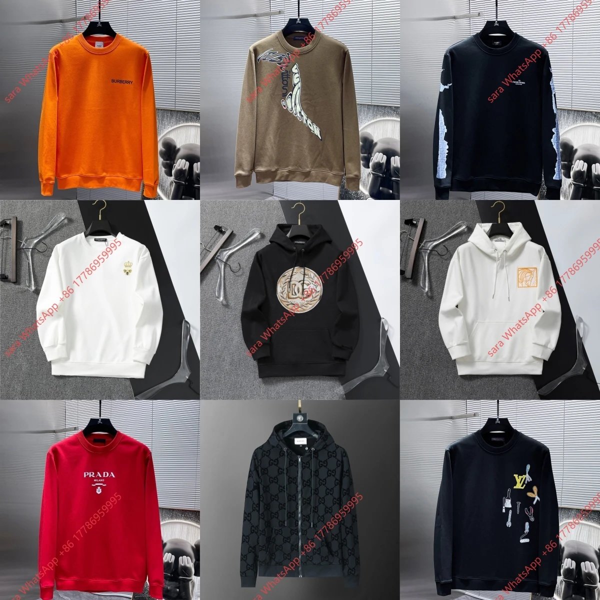 Burberry Logo Orange Crewneck 
