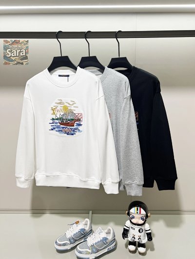 Louis Vuitton Monogram Embroidered Sweatshirt [19 styles]