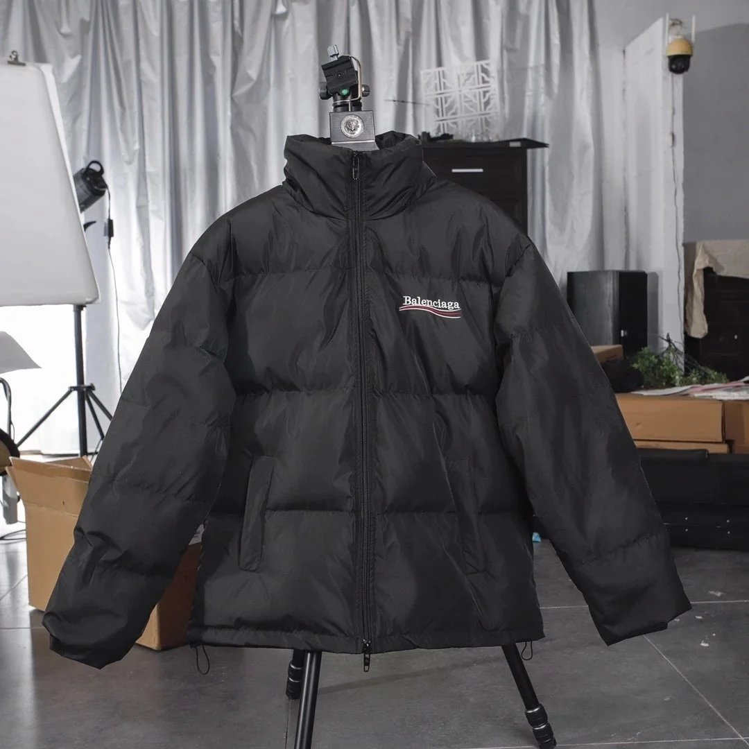 Louis Vuitton Monogram Grey Embossed Hooded Puffer Jacket