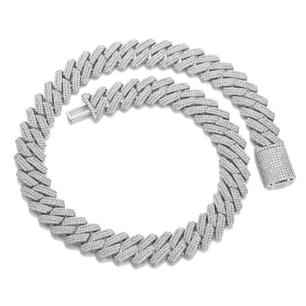Design Miami Cuban Link Chain Necklace Silver Jewelry - 1