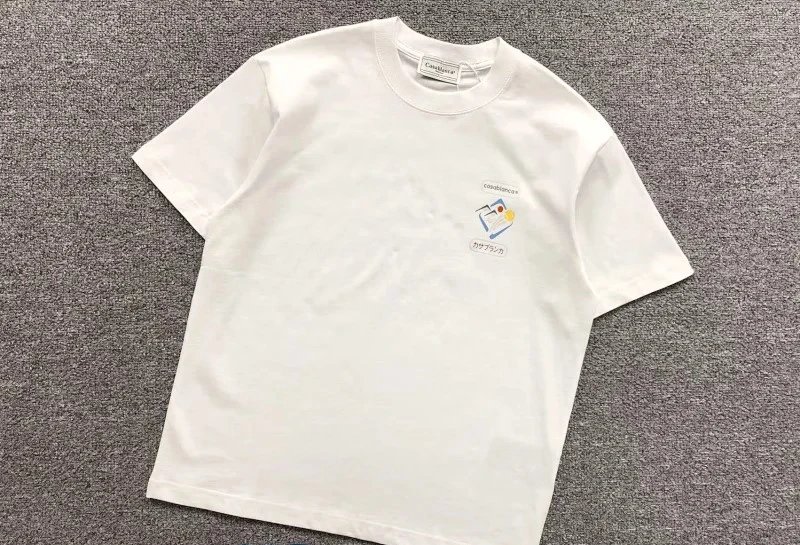 Casablanca T-Shirts Short-Sleeve Graphic T-Shirt — 2
