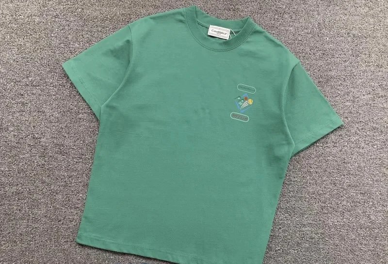 Casablanca T-Shirts Short-Sleeve Graphic T-Shirt — 6