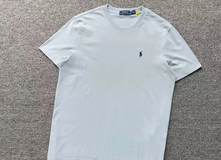 Polo Ralph Lauren T-Shirts Short-sleeve crew-neck embroidered pony T-shirt — 1