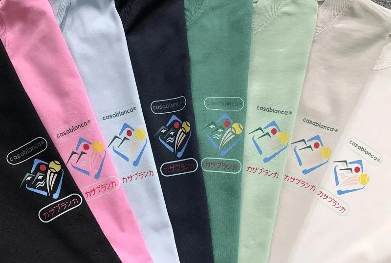 Casablanca T-Shirts Short-Sleeve Graphic T-Shirt image 7