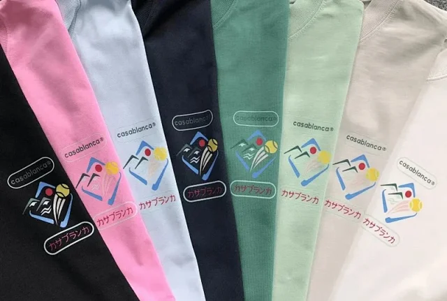 Casablanca T-Shirts Short-Sleeve Graphic T-Shirt product detail image 7
