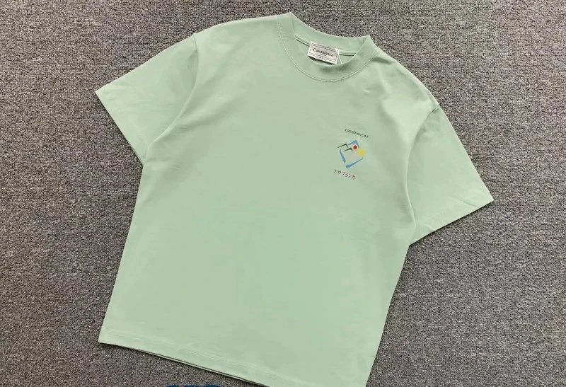 Casablanca T-Shirts Short-Sleeve Graphic T-Shirt — 8
