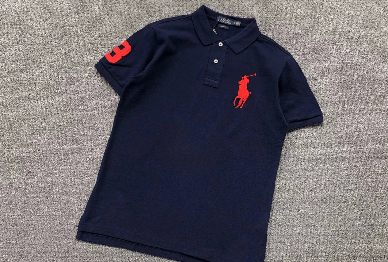 Ralph Lauren T-Shirts Short-sleeve polo shirt with Big Pony embroidery and sleeve 3 patch — 5